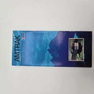 AMTRAK National Train Timetables Brochure Apr - July 1982